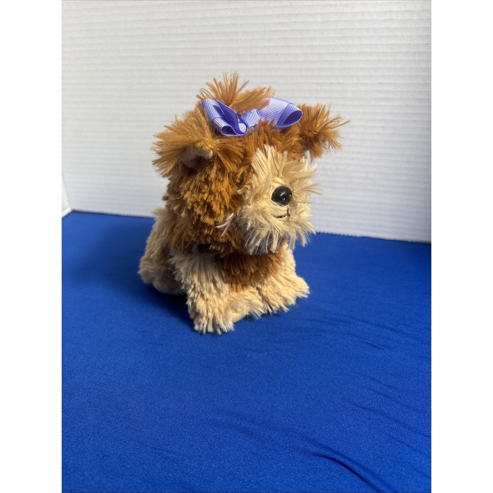 Nickelodeon 2018 JoJo Siwa Lavender BowBow Yorkie Puppy Dog Stuffed Animal Plush